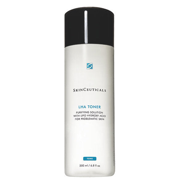 SkinCeuticals LHA Toner bottle on a white background